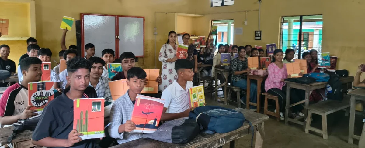 CCR extends educational support to flood-affected students in Simaluguri, Nazira