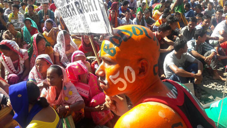 Railway blockade disrupted services