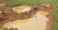 Illegal earth excavation alleged along Namti River in Nazira