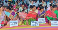 Tribal Organisations Protest in Kokrajhar, Demand Protection of Land Rights in BTR