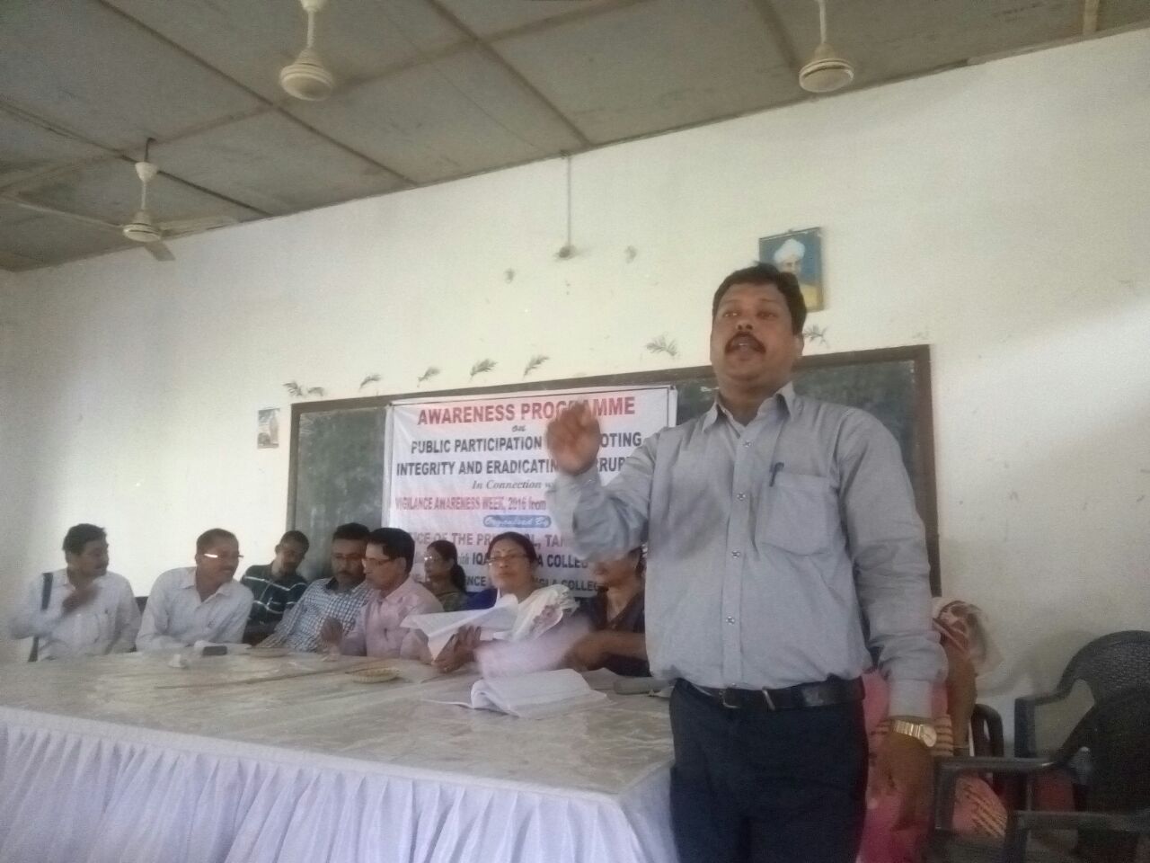 Vigilance awareness week at Tangla College 