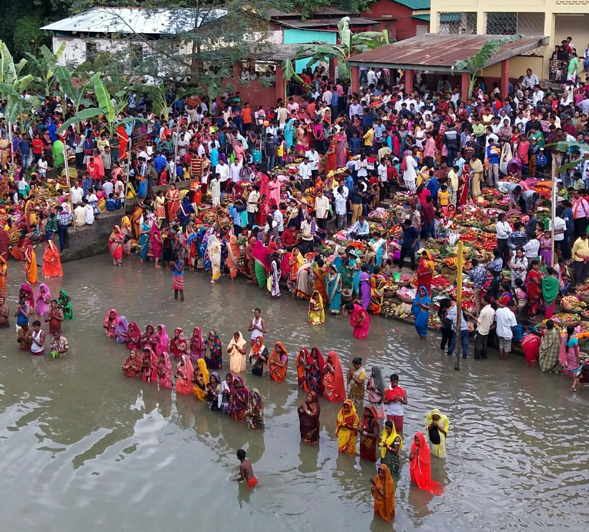 Chhath Puja celebrated in Nagaon