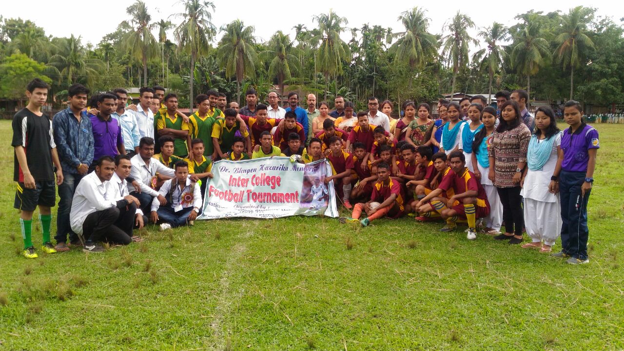 ADP college win Bhupen hazarika memorial football