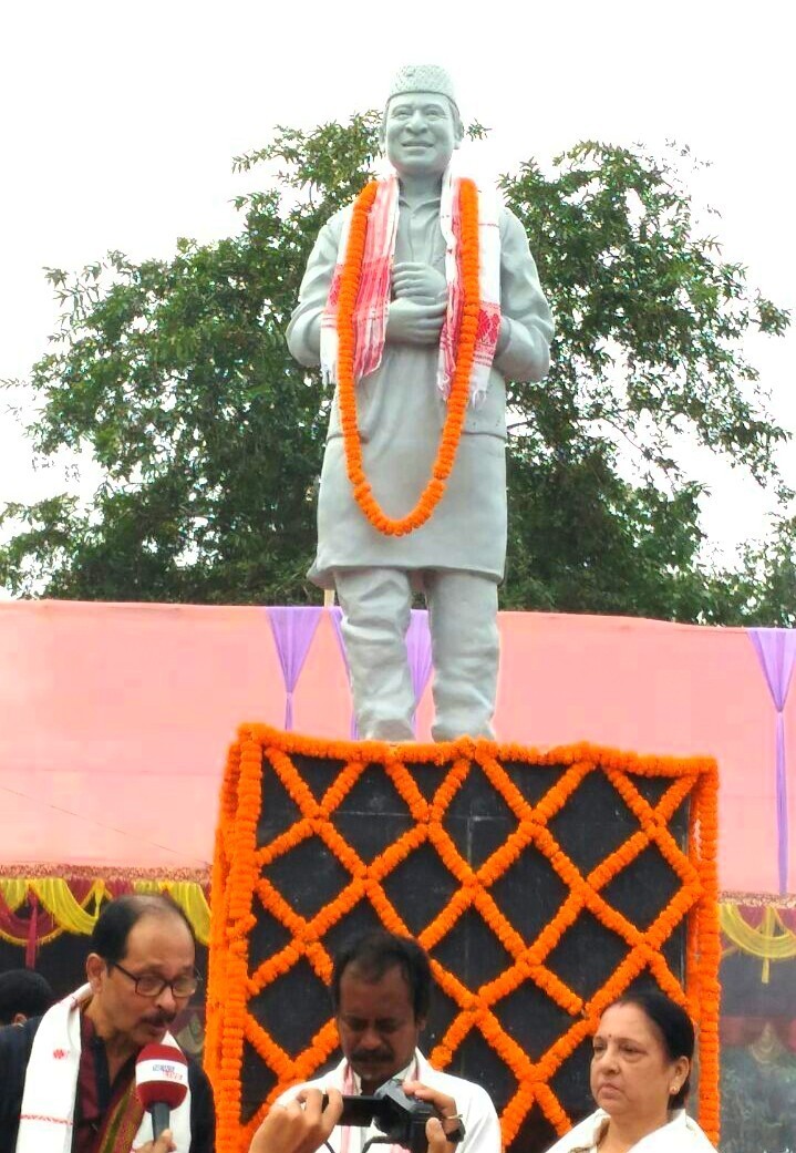 Bhupen Hazarika's statue unveiled