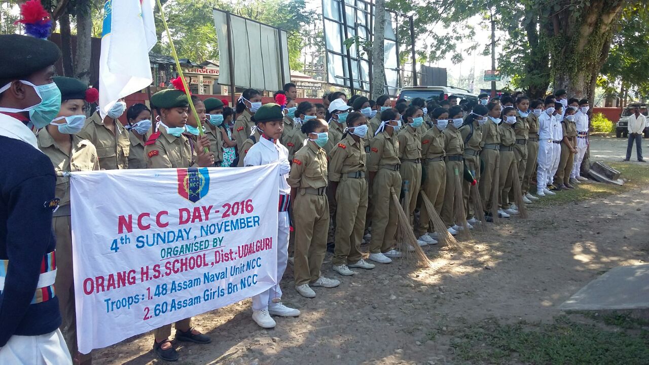 Cleanliness drive at Orang CHC