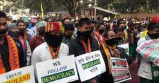 Maha Satyagraha at Jantar Mantar for Bodoland