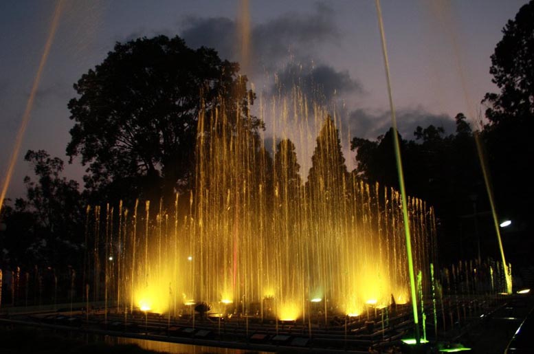 Saints, musical fountain await visitors to historic Bengal Church