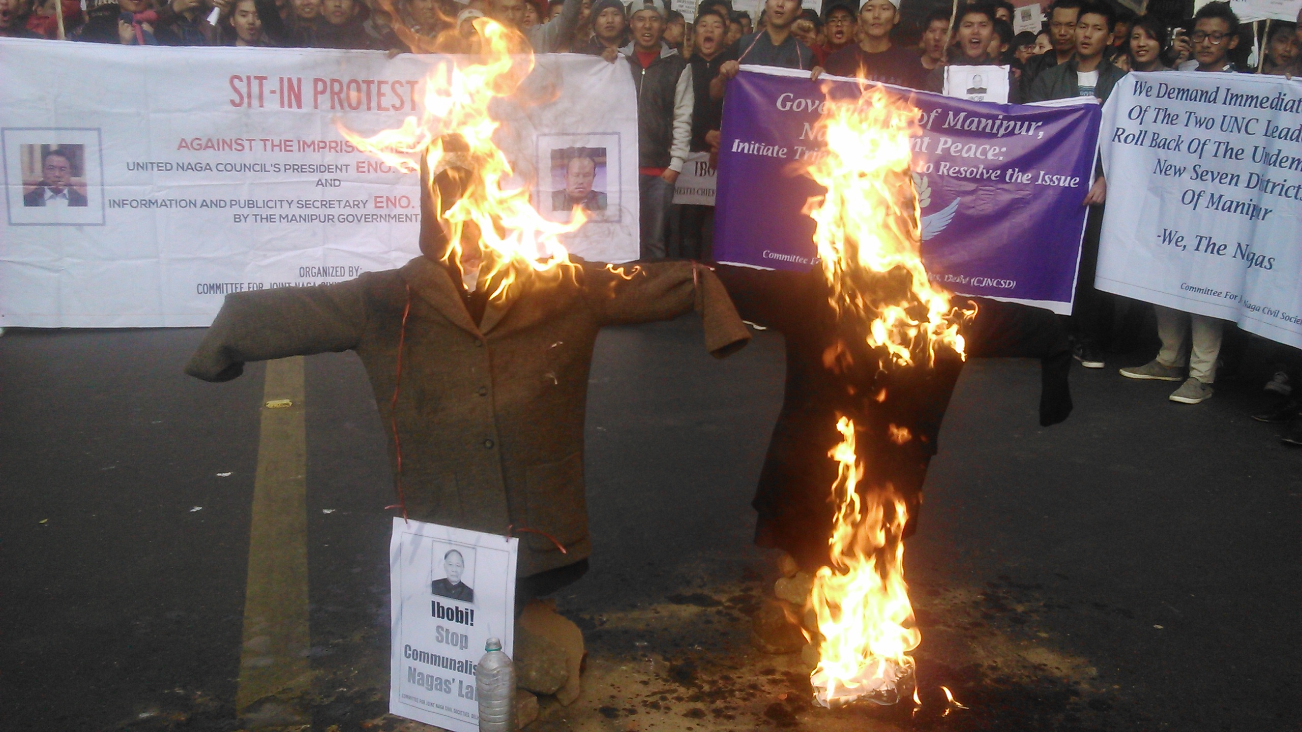 Nagas take to agitating in Delhi