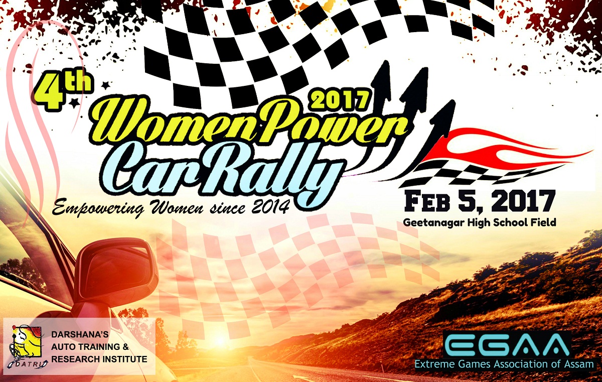 All women car rally on Monday