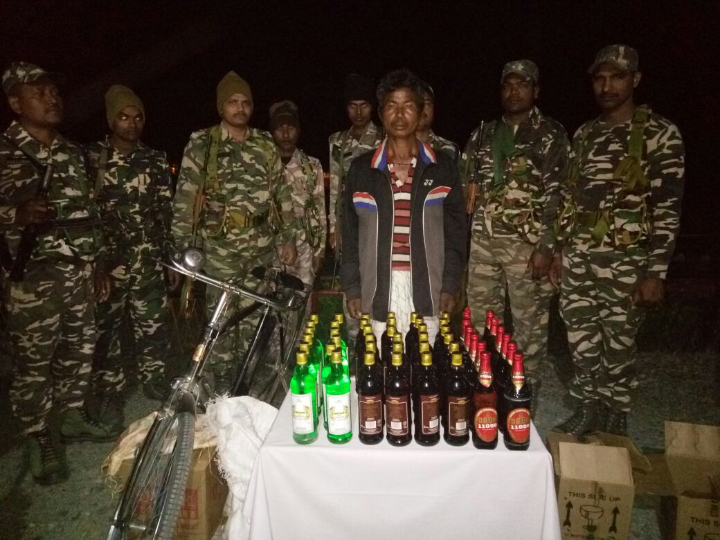 Liquor smuggler arrested
