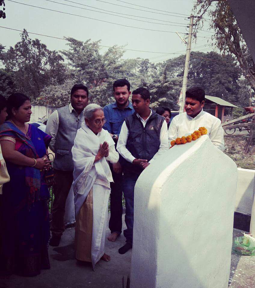 Tribute to martyrs in Nagaon
