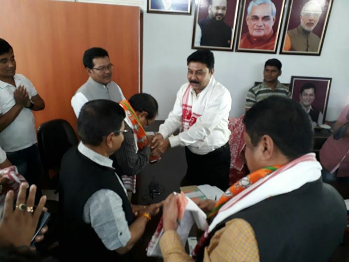 Pegu joins BJP to contest by poll