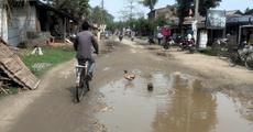 Dilapidated state of KR and Mckenzi road at Kalaigaon