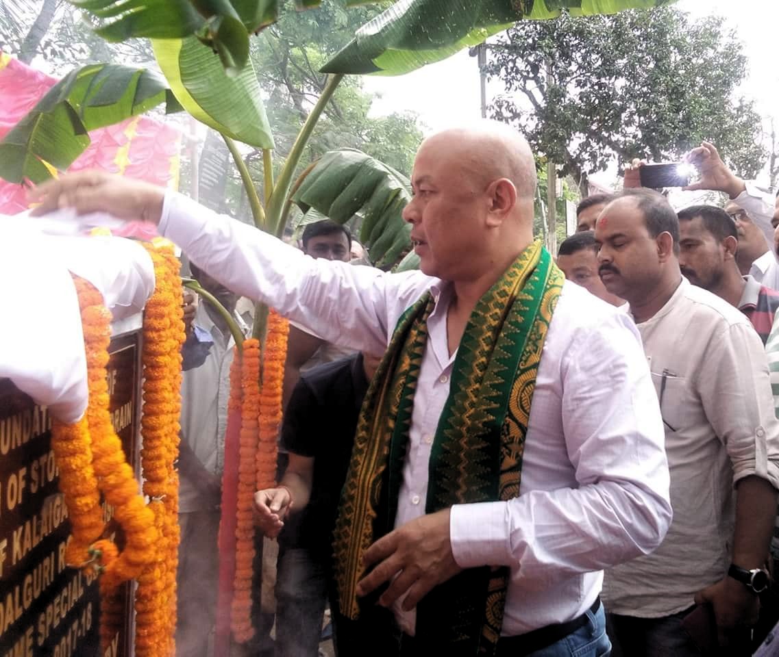 Foundation stone laying spree at Udalguri