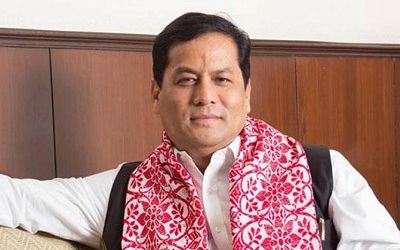 Sonowal meeting Modi, Amit Shah