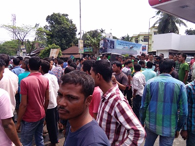 Drivers stage protest against assaults