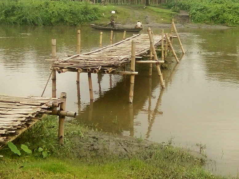 Bridge over Nonai river washed away