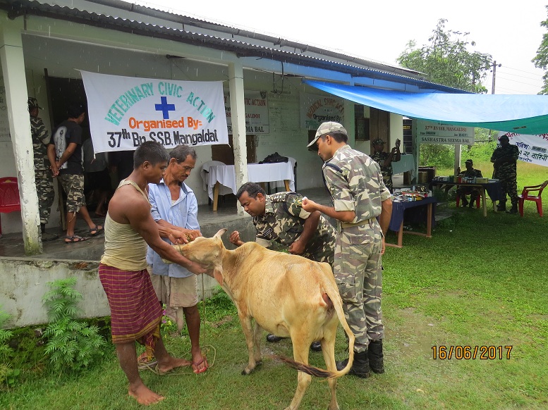 Civic action programme at  Indo-Bhutan border area