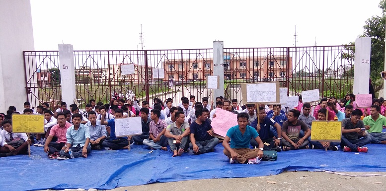 Bodoland varsity students'  protest continues
