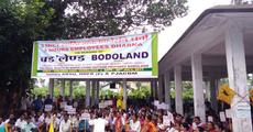 Dharna seeking Bodoland