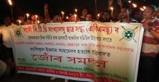 Candle lighting rally