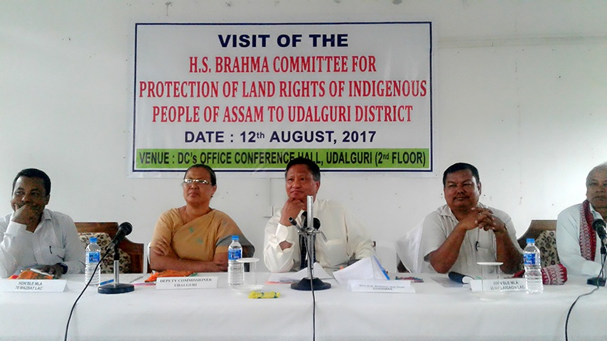 HS Brahma committee visits  Udalguri