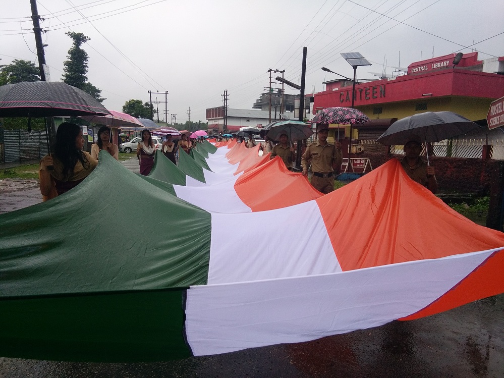 120 metre long national flag 
