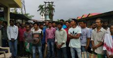 Relief materials distributed