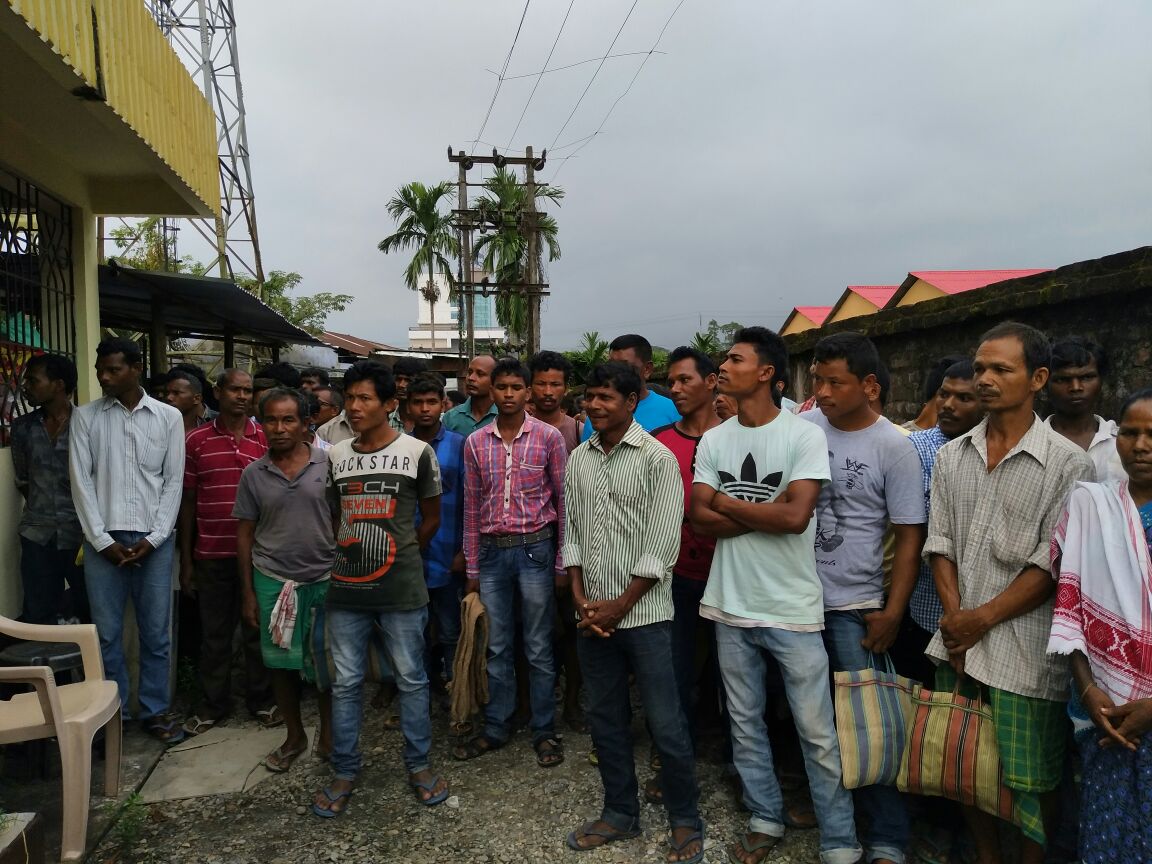 Relief materials distributed