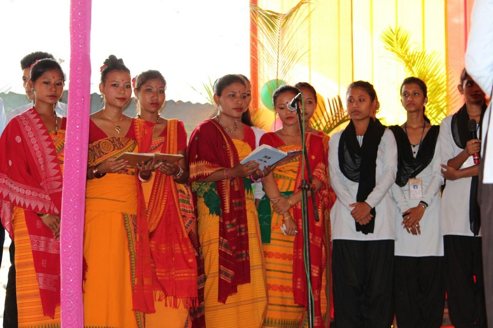 Freshers social in Tangla College 