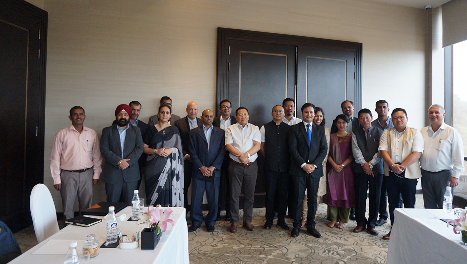 Zeliang meets USIBC team