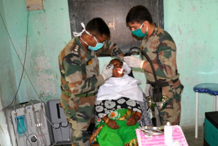 Medical assistance in border villages