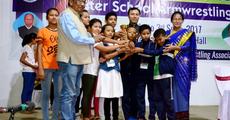 Ramlal Paul HS School clinch wrestling champ