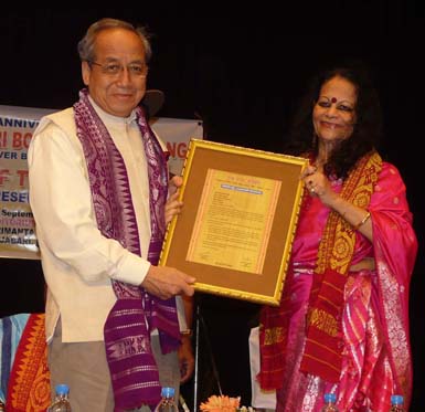 Meghalaya guv Mooshahary received 'Man of the Year'