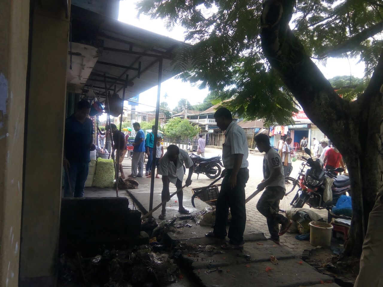 Cleanliness drive marks Gandhi Jayanti at Raha