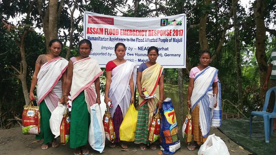 Humanitarian Response to the Flood Ravaged Communities of Assam by NEADS
