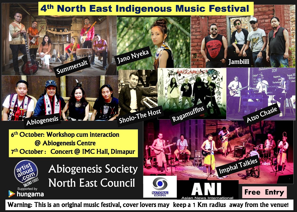 Indigenous Music fest at Dimapur on Oct 7