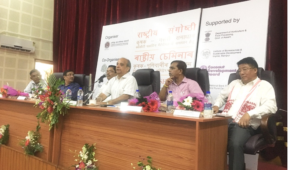 Seminar of planting materials in city