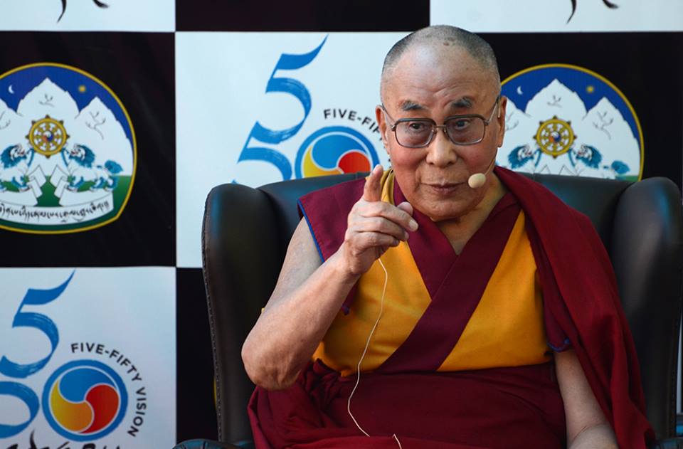 Dalai Lama stresses peace