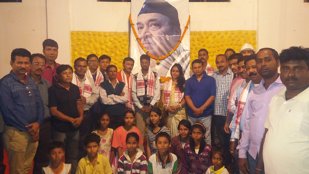 Homage to Hazarika in Hojai