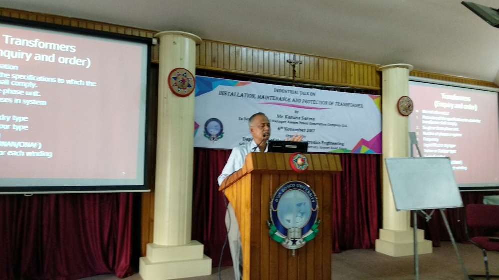 Industrial  talk at ADBU