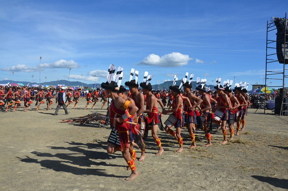 Festivity in Nagaland township