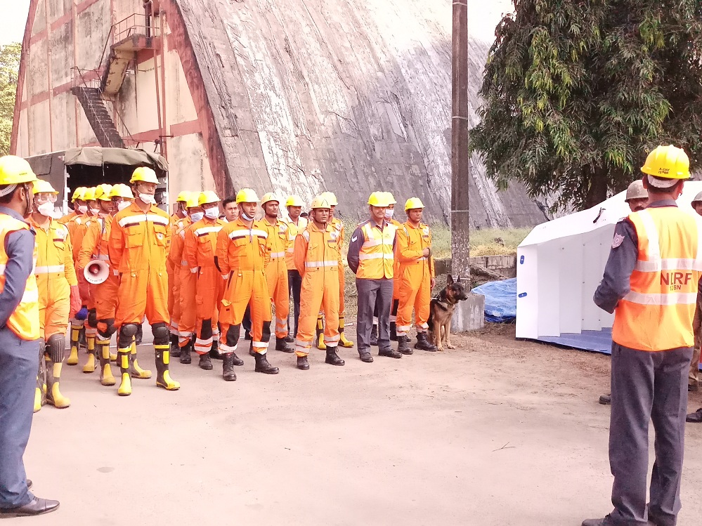 NDRF-led mock drill in BVFCL campus 