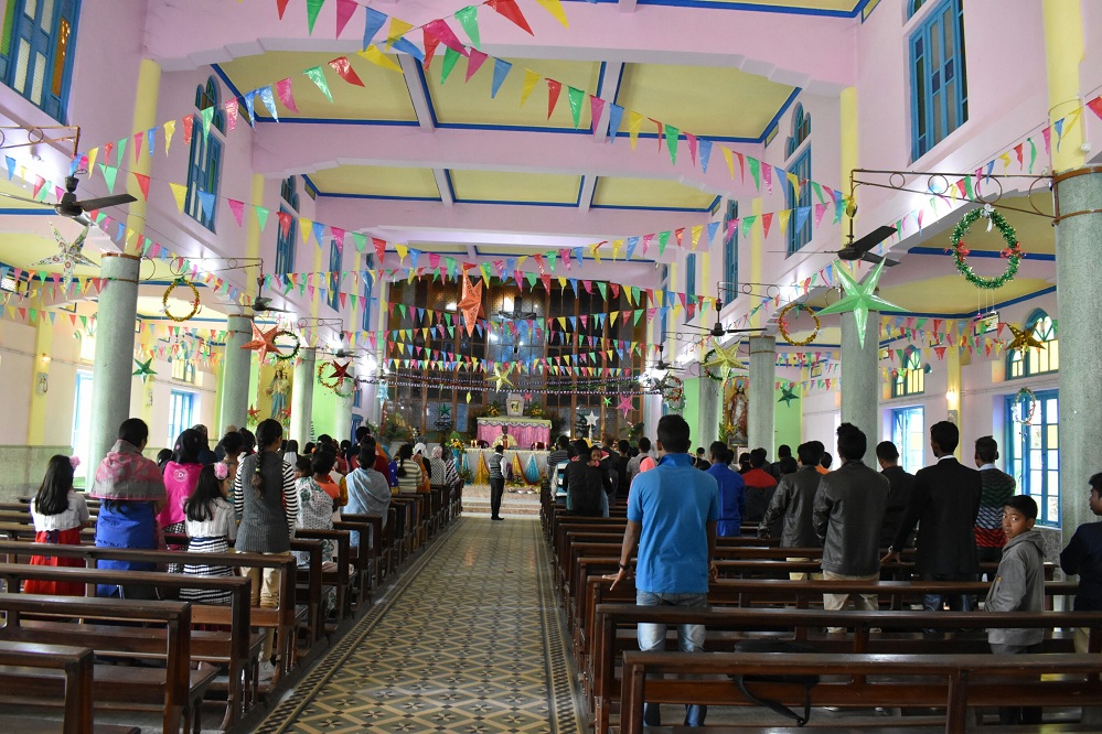 Christmas celebrated in Tangla 
