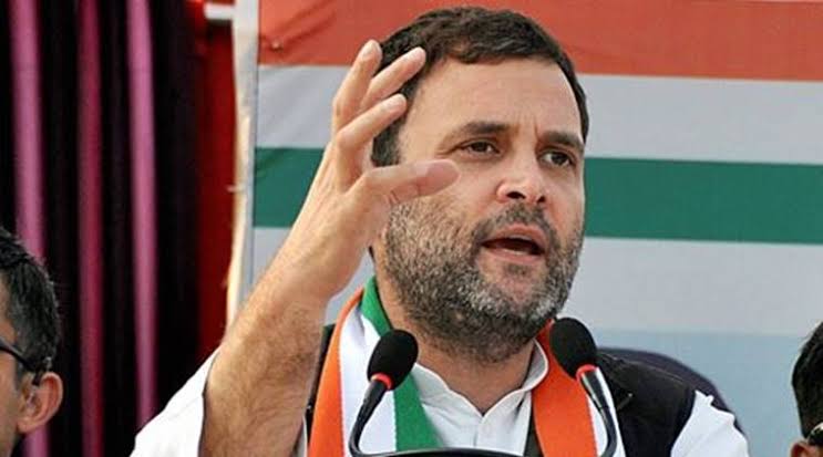 Rahul Gandhi on visit to Meghalaya