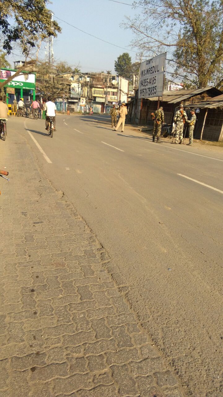 Disrupting bandh in Nagaland
