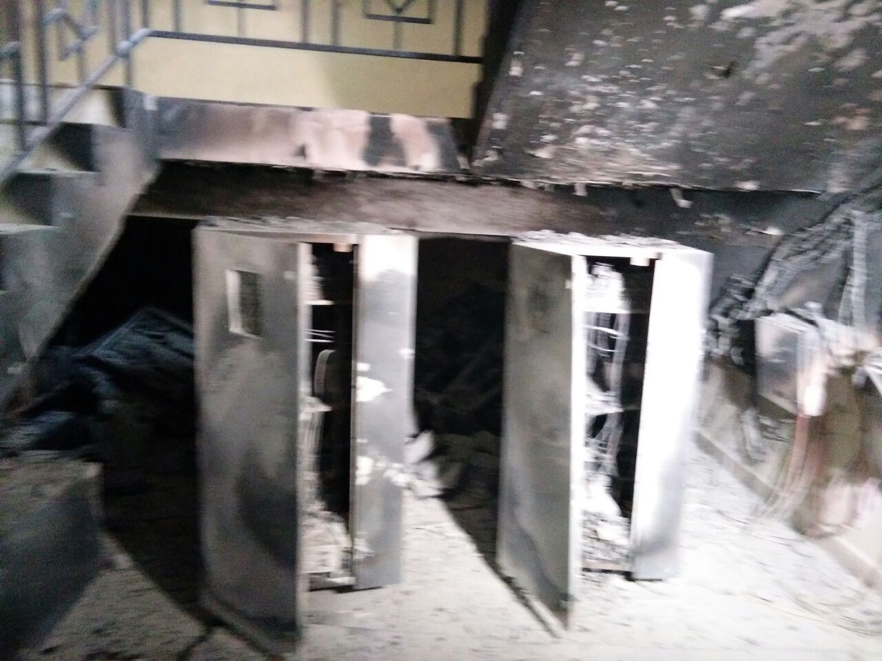BTC Secretariat catches fire