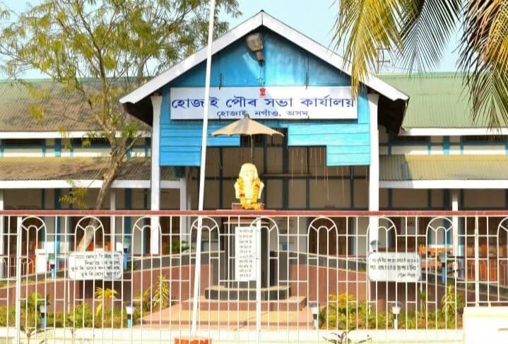Hojai civic body chief, aide axed