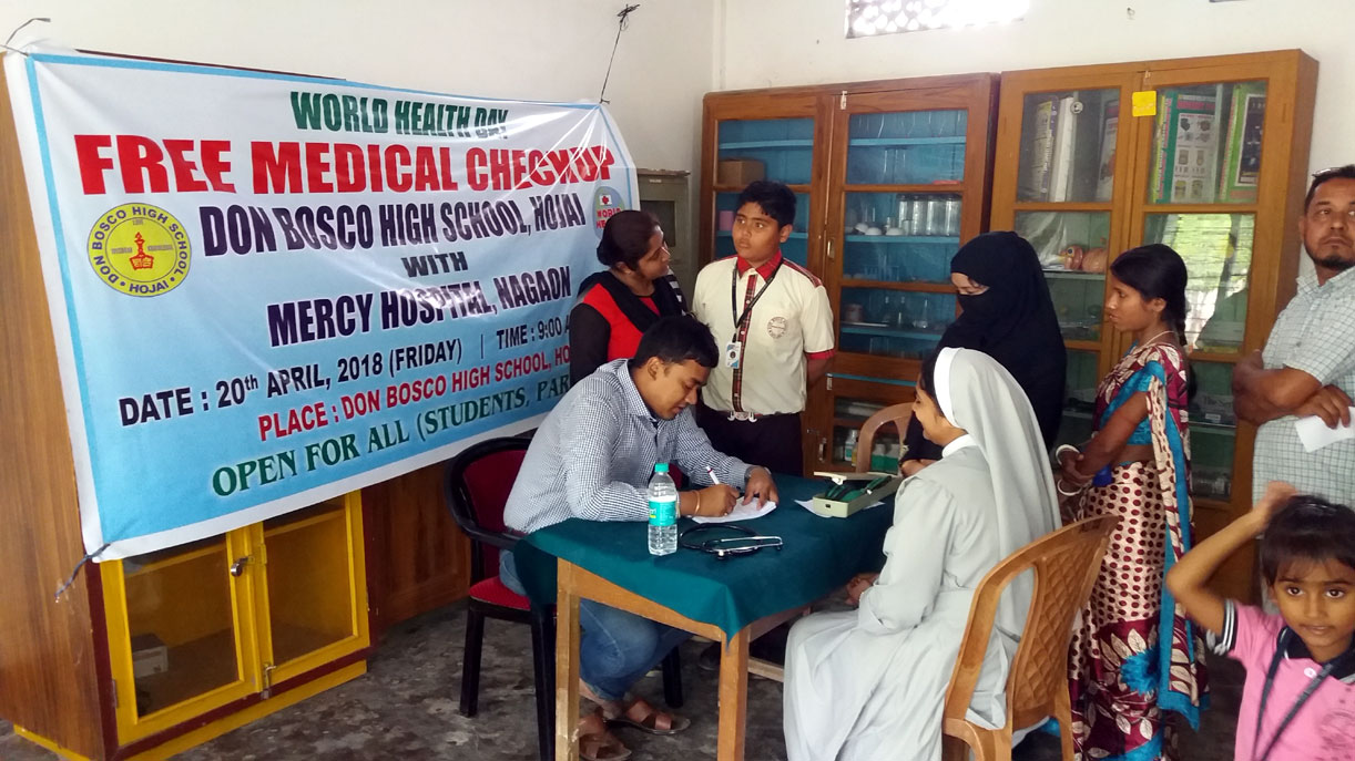 Free Health Check Up Camp in Hojai