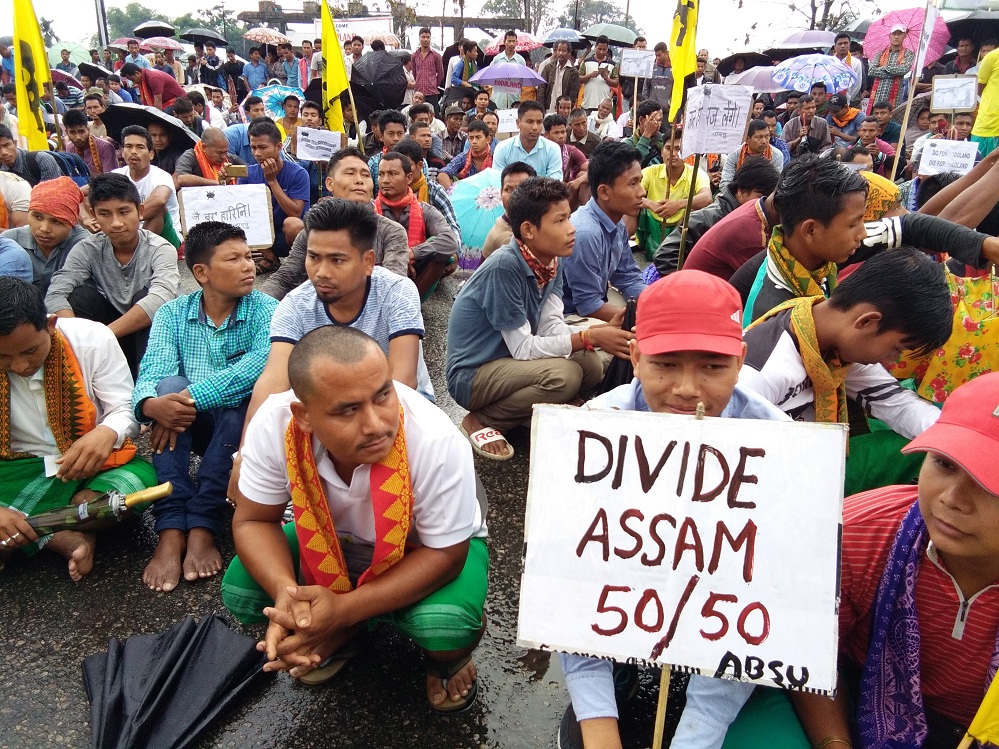 NH blockade for Bodoland statehood 
